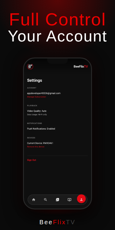 Settings Screen